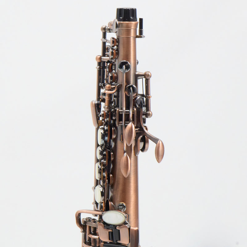 Antigua Winds Model SS4290VC 'Powerbell' Soprano Saxophone SN 070032 OPEN BOX- for sale at BrassAndWinds.com