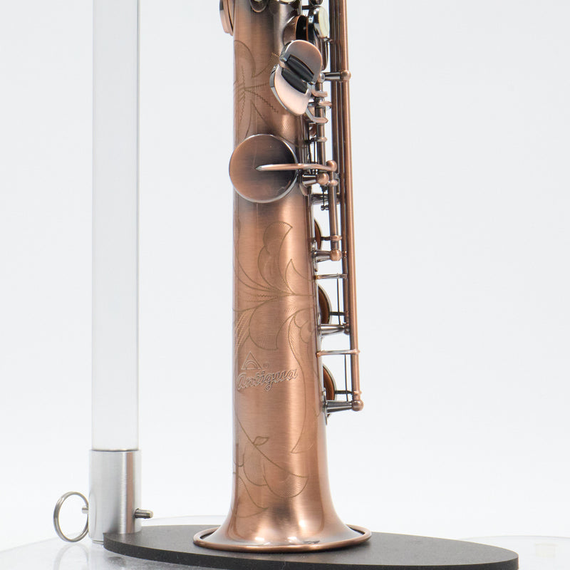 Antigua Winds Model SS4290VC 'Powerbell' Soprano Saxophone SN 070032 OPEN BOX- for sale at BrassAndWinds.com