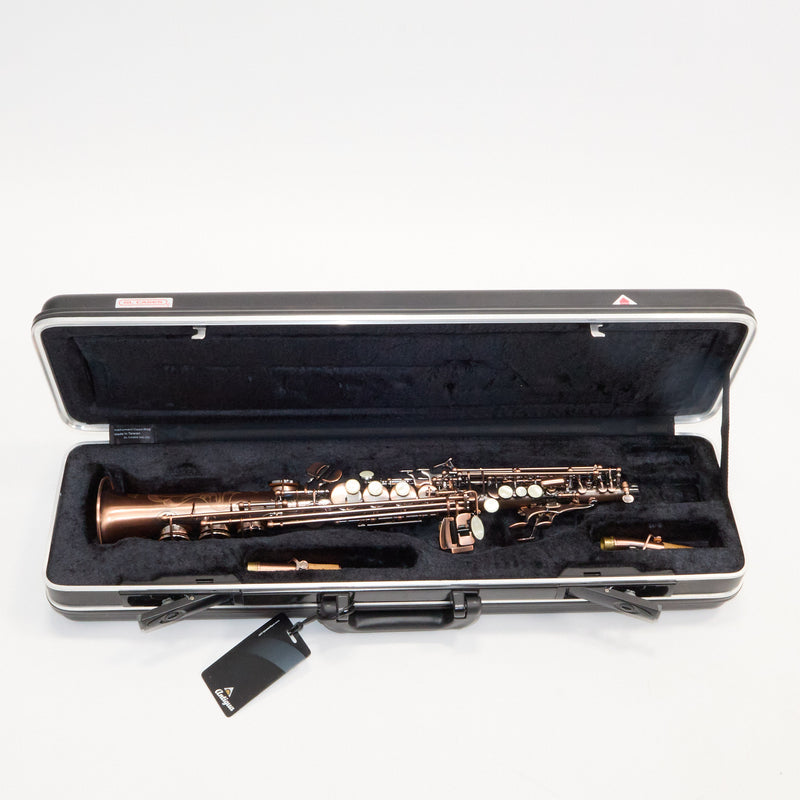 Antigua Winds Model SS4290VC 'Powerbell' Soprano Saxophone SN 070032 OPEN BOX- for sale at BrassAndWinds.com