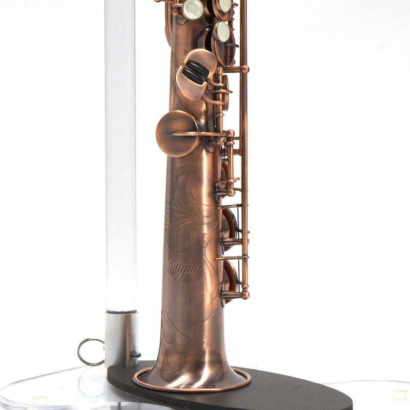 Antigua Winds Model SS4290VC 'Powerbell' Soprano Saxophone SN UYS040017 OPEN BOX- for sale at BrassAndWinds.com