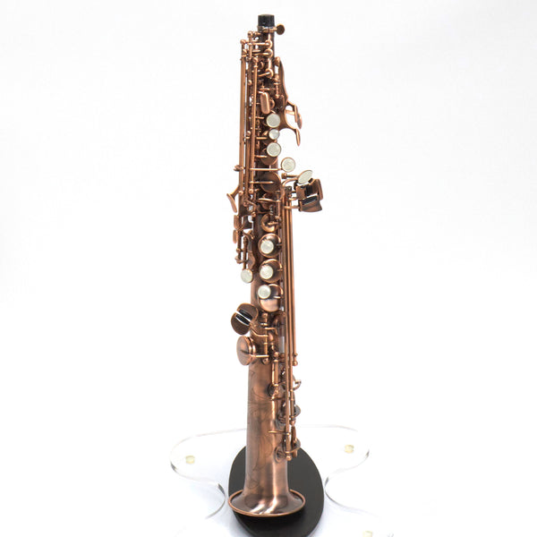 Antigua Winds Model SS4290VC 'Powerbell' Soprano Saxophone SN UYS040017 OPEN BOX- for sale at BrassAndWinds.com