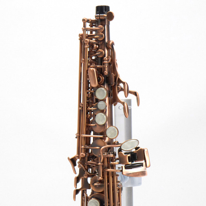 Antigua Winds Model SS4290VC 'Powerbell' Soprano Saxophone SN UYS040017 OPEN BOX- for sale at BrassAndWinds.com