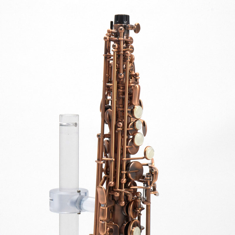 Antigua Winds Model SS4290VC 'Powerbell' Soprano Saxophone SN UYS040017 OPEN BOX- for sale at BrassAndWinds.com