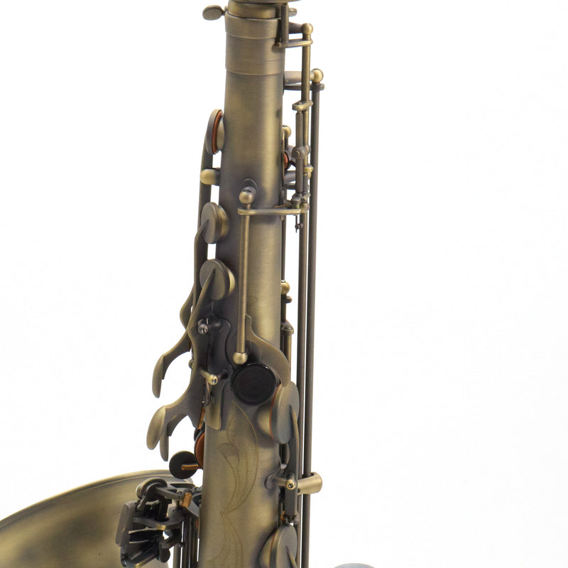 Antigua Winds Model TS4240AQ 'Powerbell' Tenor Saxophone SN 120007 OPEN BOX- for sale at BrassAndWinds.com
