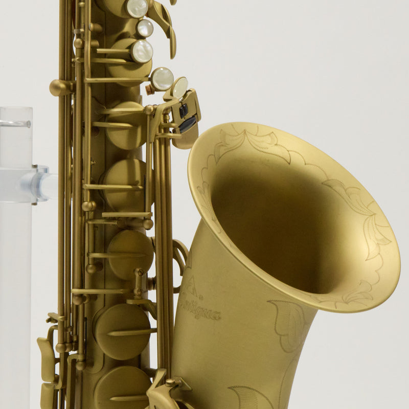 Antigua Winds Model TS4240CB 'Powerbell' Tenor Saxophone SN 080037 EXCELLENT- for sale at BrassAndWinds.com