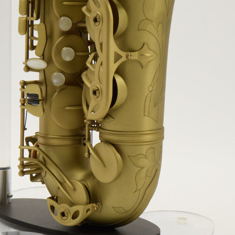 Antigua Winds Model TS4240CB 'Powerbell' Tenor Saxophone SN 080037 EXCELLENT- for sale at BrassAndWinds.com
