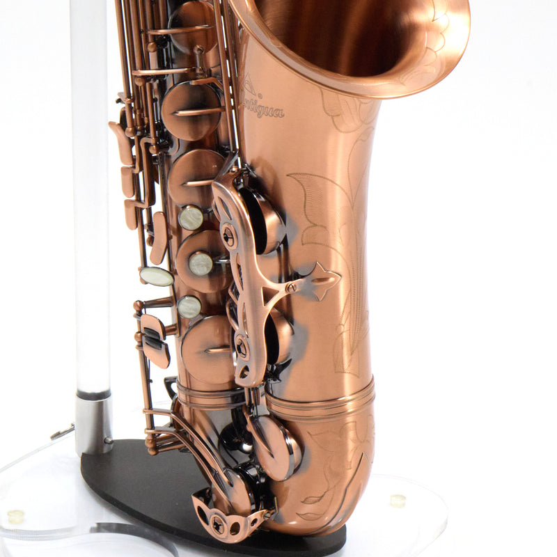 Antigua Winds Model TS4240VC 'Powerbell' Tenor Saxophone SN 080016 EXCELLENT- for sale at BrassAndWinds.com
