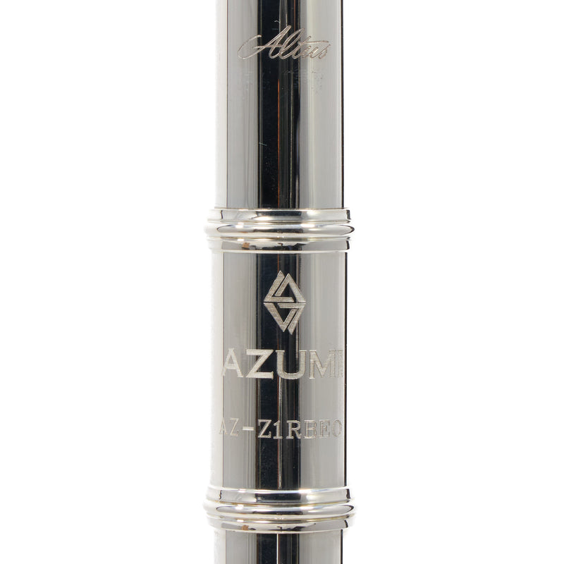 Azumi Model AZ1SRBEO Advanced Silver Plated Flute SN XD01879 OPEN BOX