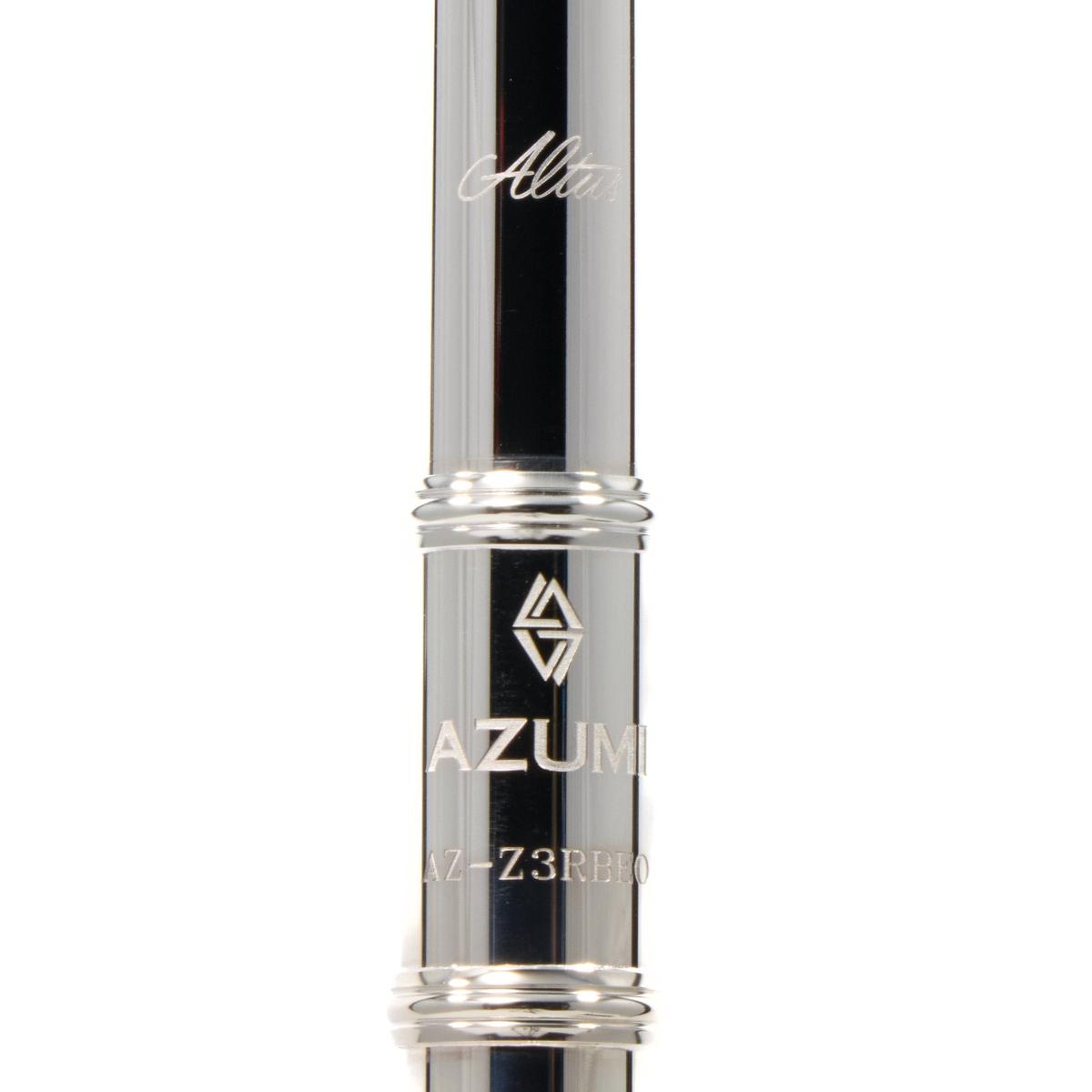 Azumi Model AZ3SRBEO-C Professional Solid Silver Flute