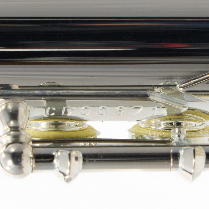 Azumi Model AZS3E Solid Silver Flute Plateau Keys C Foot SN CD00671 OPEN BOX