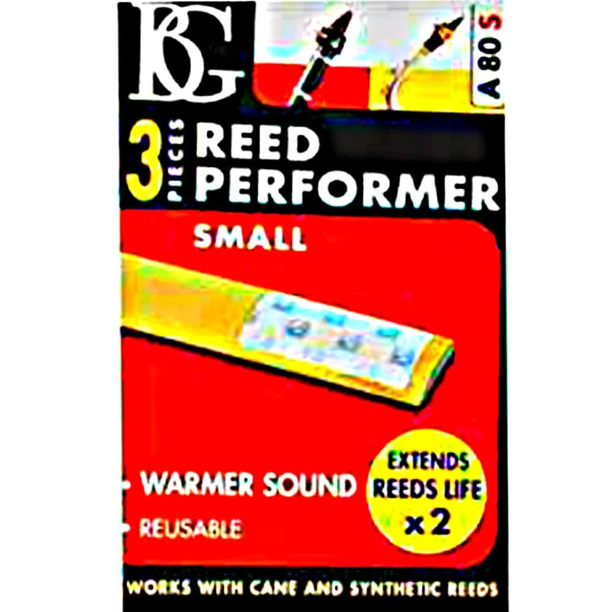 BG Model A80S (3 Pack) Small Reed Saver for Alto/Soprano Saxophone, Bb/Sib Clarinet