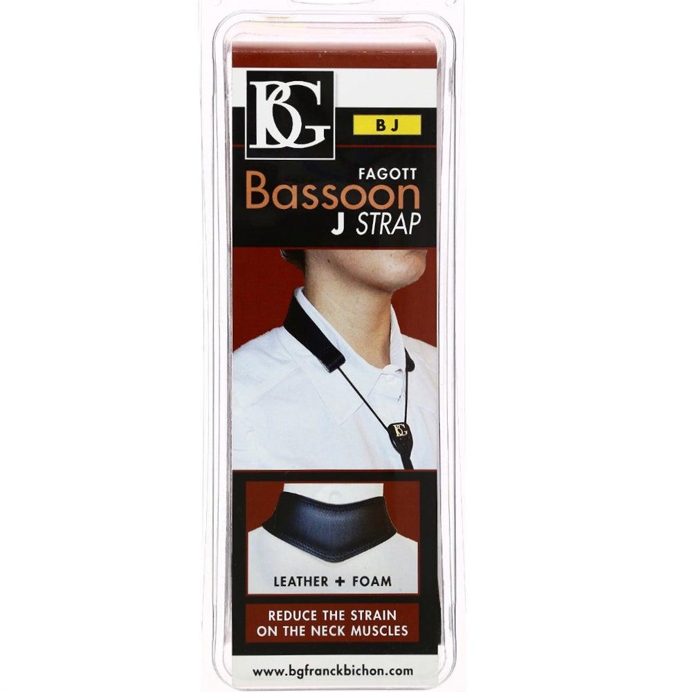 BG Model BJ Foam Padded Leather Bassoon Neck Strap