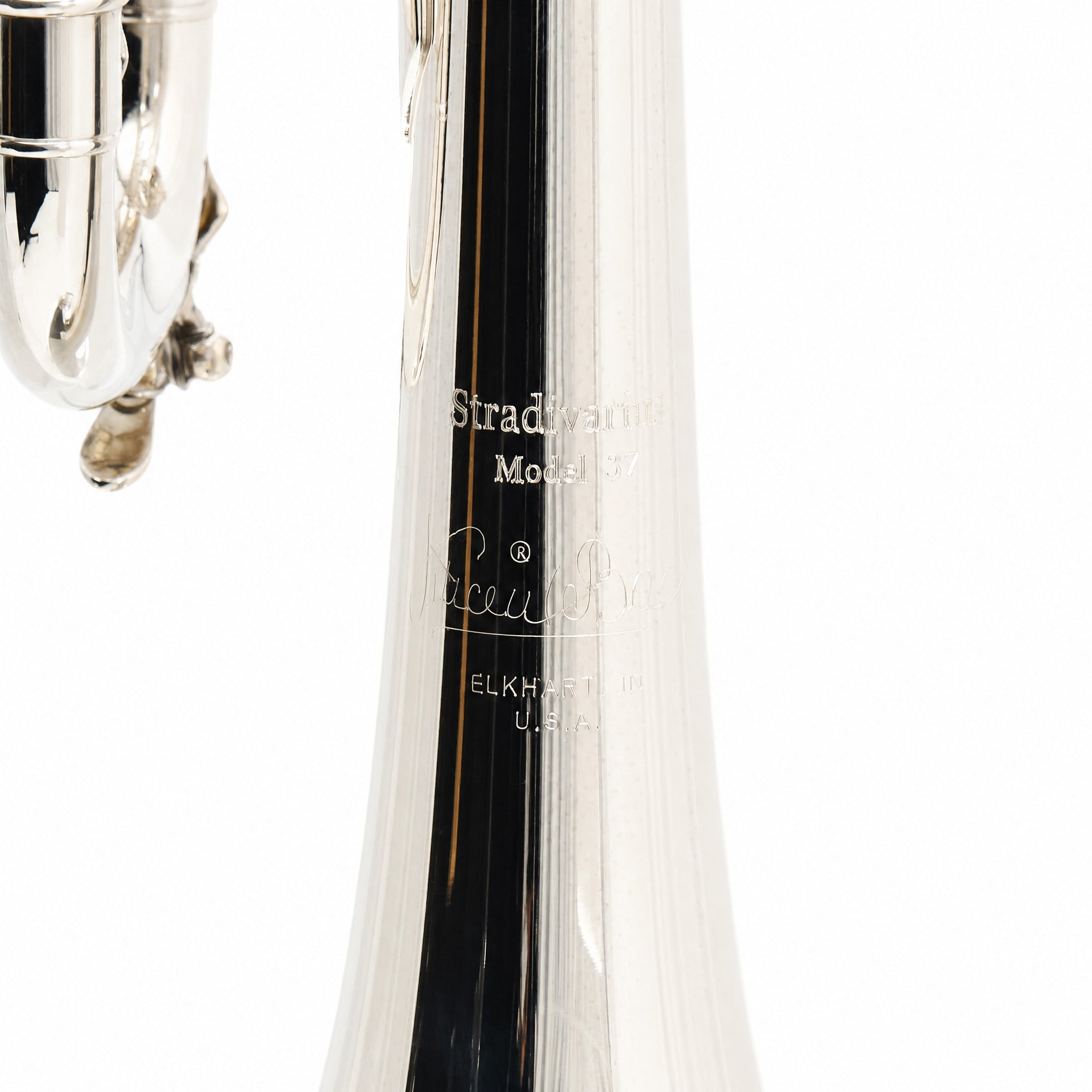Bach 180S37 Stradivarius Professional Bb Trumpet in Silver Plate