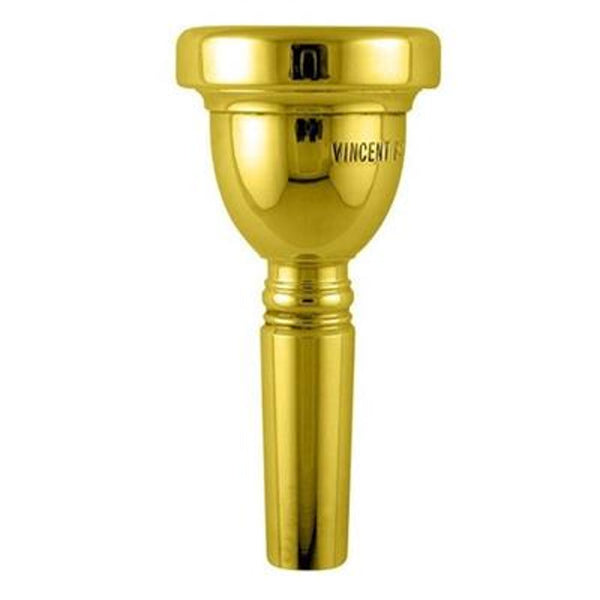 Bach 3506HALGP 6-1/2AL Small Shank Trombone Mouthpiece in Gold Plate BRAND NEW- for sale at BrassAndWinds.com