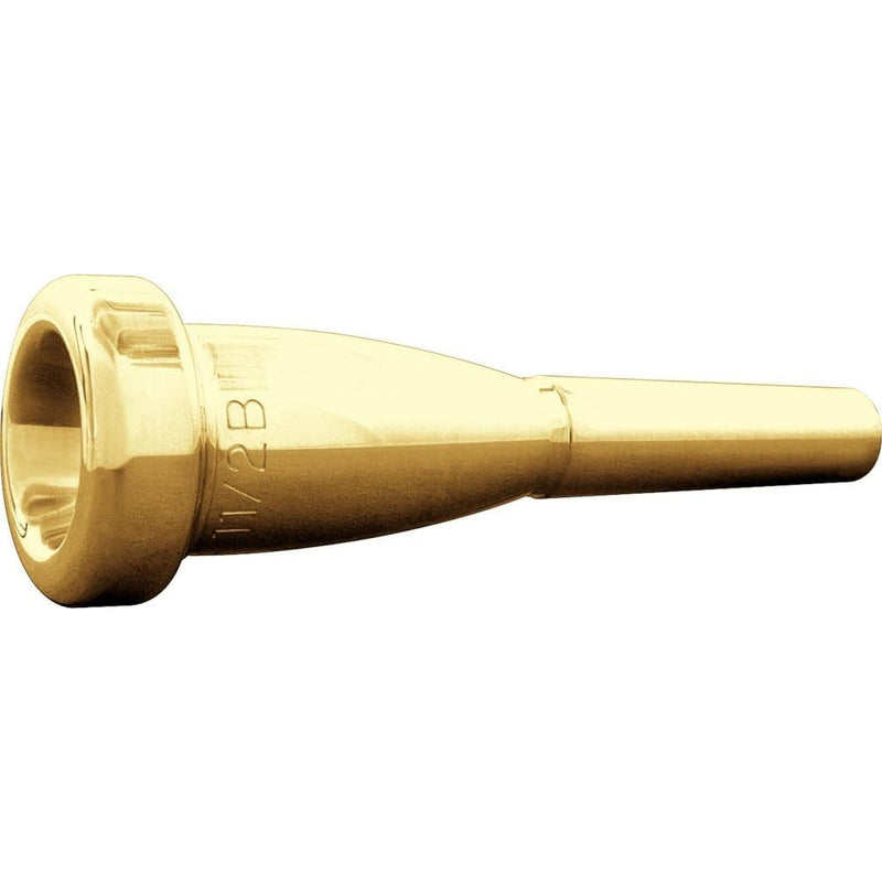 Bach K3511HBGP 1-1/2B Mega Tone Trumpet Mouthpieces in Gold Plate BRAND NEW- for sale at BrassAndWinds.com