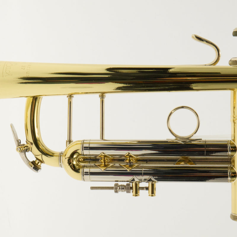 Bach Model 18037 Stradivarius Professional Bb Trumpet SN 761320 EXCELLENT- for sale at BrassAndWinds.com