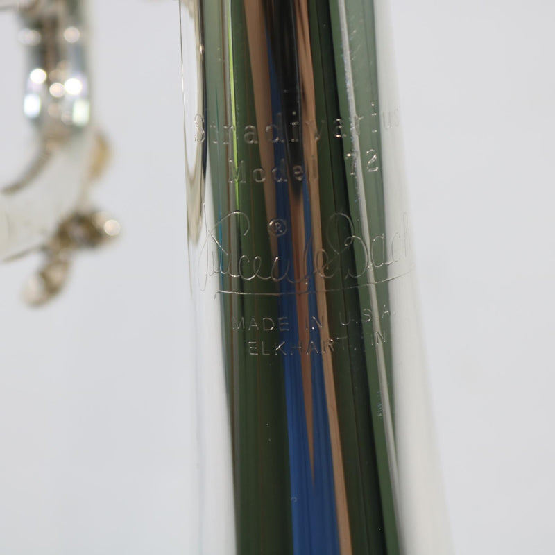 Bach Model 180S72 Stradivarius Professional Bb Trumpet SN 790838 SUPERB- for sale at BrassAndWinds.com