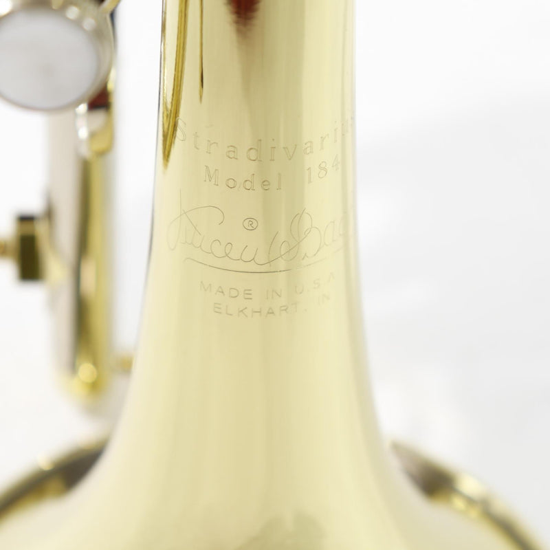 Bach Model 184ML Stradivarius Shepherd's Crook Cornet SN 768694 OPEN BOX- for sale at BrassAndWinds.com