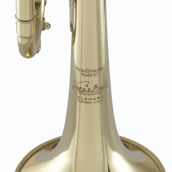 Bach Model 190M37X Stradivarius 'Medium Plus' Bore Bb Trumpet BRAND NEW- for sale at BrassAndWinds.com