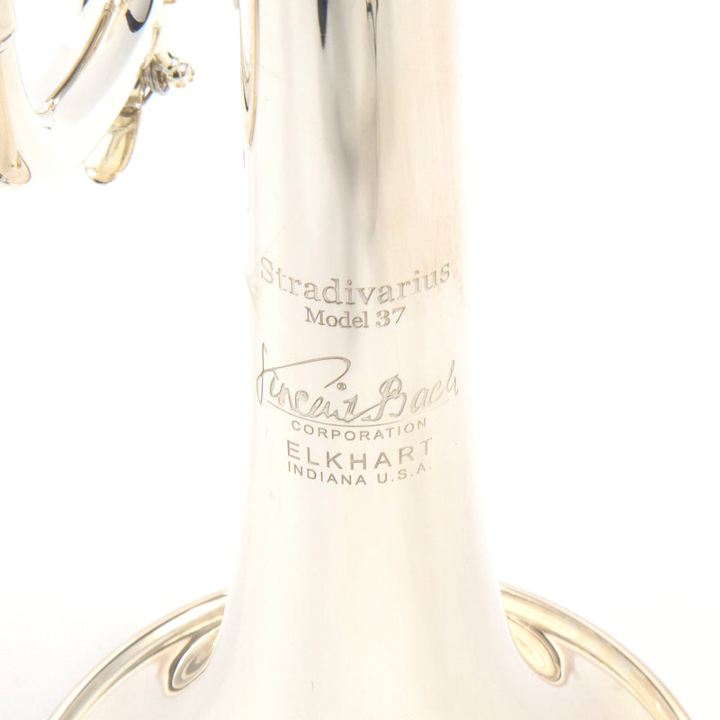 Bach Model 190S37 Stradivarius Professional Bb Trumpet SN 801919 SUPERB- for sale at BrassAndWinds.com