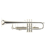 Bach Model 190S37 Stradivarius Professional Bb Trumpet SN 801963 SUPERB- for sale at BrassAndWinds.com