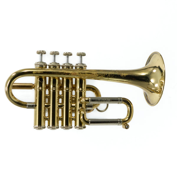Bach Model 196 Stradivarius Professional Piccolo Trumpet SN 224741 VERY GOOD