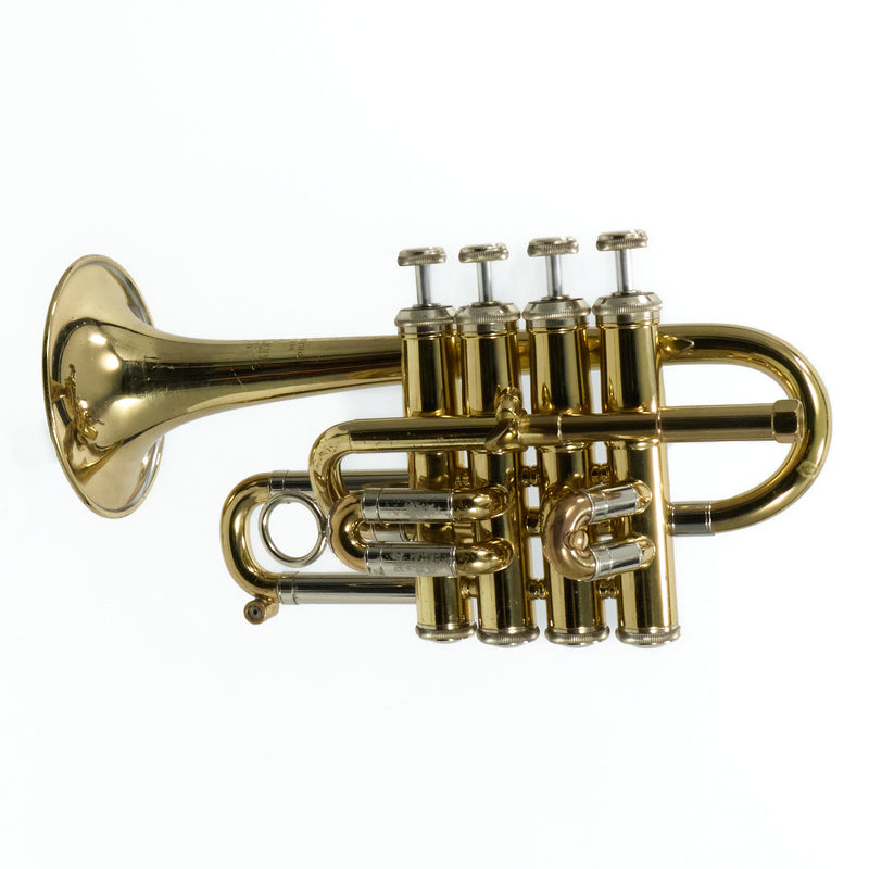 Bach Model 196 Stradivarius Professional Piccolo Trumpet SN 224741 VERY GOOD- for sale at BrassAndWinds.com