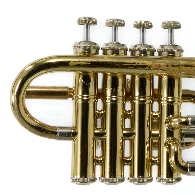 Bach Model 196 Stradivarius Professional Piccolo Trumpet SN 224741 VERY GOOD- for sale at BrassAndWinds.com