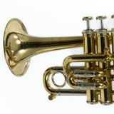 Bach Model 196 Stradivarius Professional Piccolo Trumpet SN 224741 VERY GOOD- for sale at BrassAndWinds.com