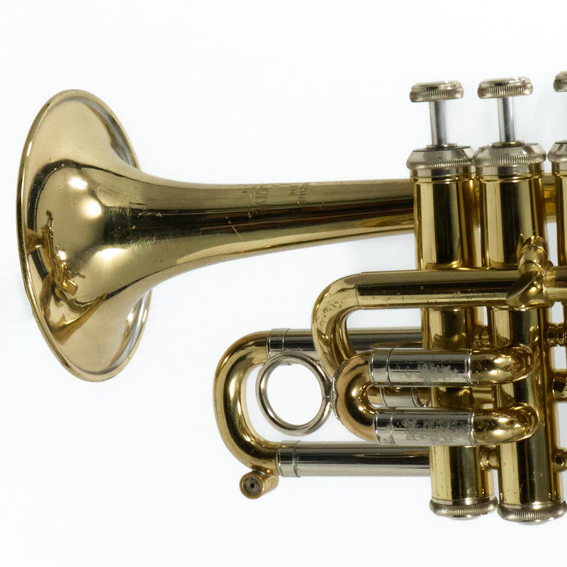Bach Model 196 Stradivarius Professional Piccolo Trumpet SN 224741 VERY GOOD- for sale at BrassAndWinds.com