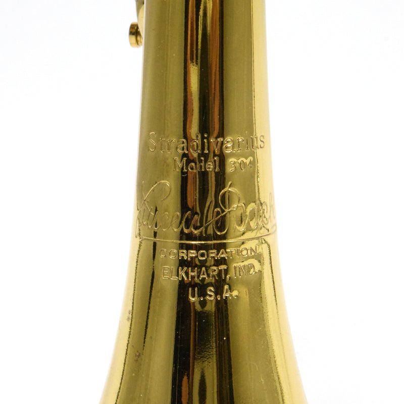 Bach Model 304 Stradivarius Eb Trumpet SN 158681 EXCELLENT- for sale at BrassAndWinds.com