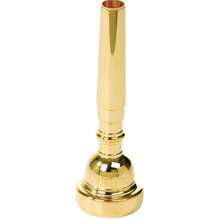 Bach Model 3423CWGP Classic 3CW Flugelhorn Mouthpiece in Gold Plate BRAND NEW- for sale at BrassAndWinds.com