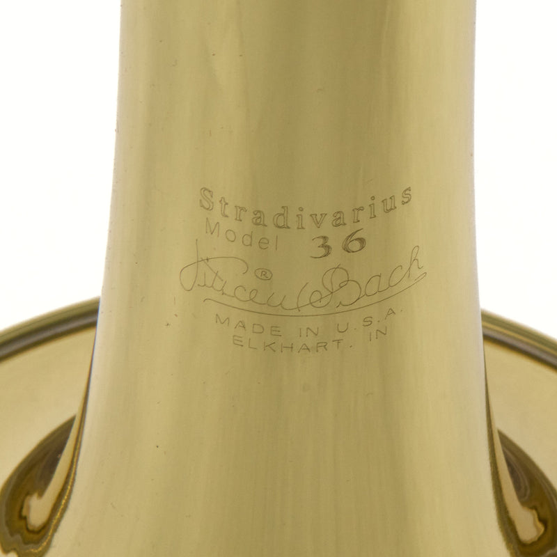 Bach Model 36BO Stradivarius Professional Tenor Trombone SN 224283 SUPERB- for sale at BrassAndWinds.com