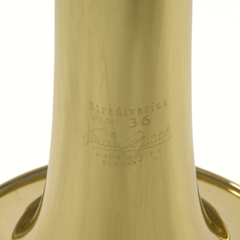Bach Model 36BO Stradivarius Professional Tenor Trombone SN 228528 SUPERB- for sale at BrassAndWinds.com