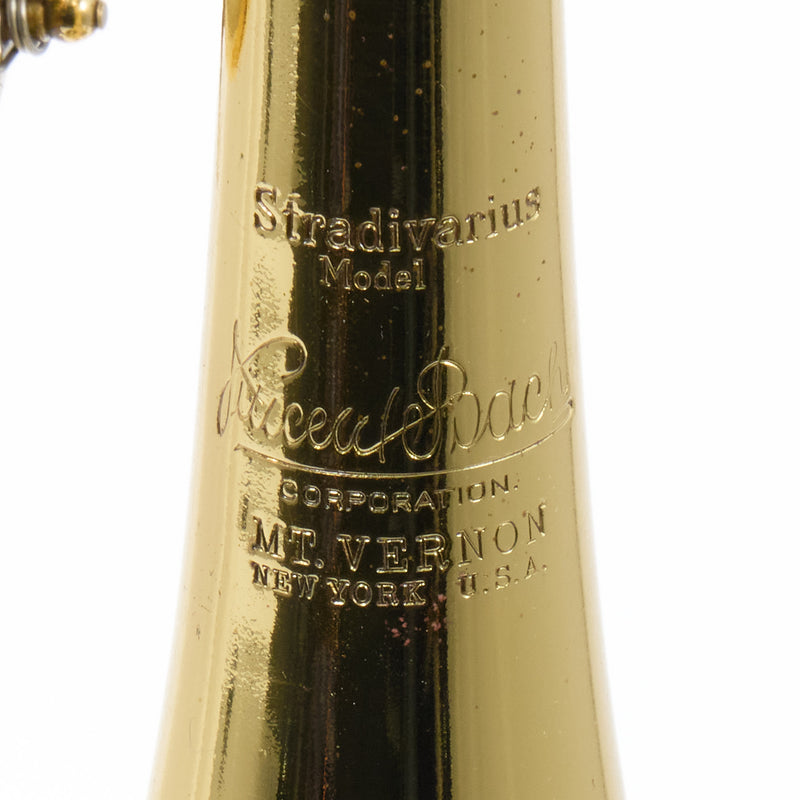 Bach Model 37 Mount Vernon Stradivarius L Bb Trumpet SN 26217 GREAT PLAYER