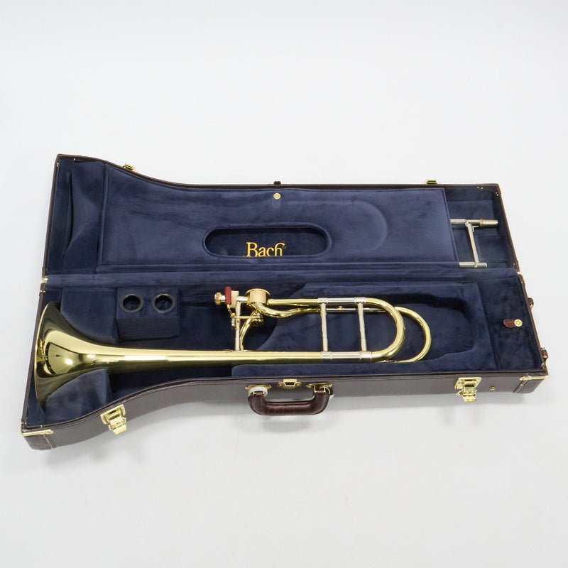 Bach Model 42A Stradivarius Tenor Trombone with Hagmann Valve SN 222166 EXCELLENT- for sale at BrassAndWinds.com