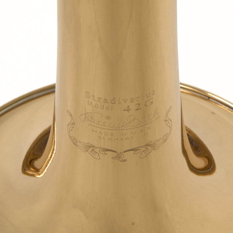 Bach Model 42AFG Stradivarius Professional Tenor Trombone MINT CONDITION- for sale at BrassAndWinds.com