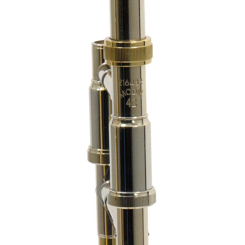 Bach Model 42B Professional Trombone with Gold Brass Bell SN 216482 OPEN BOX- for sale at BrassAndWinds.com