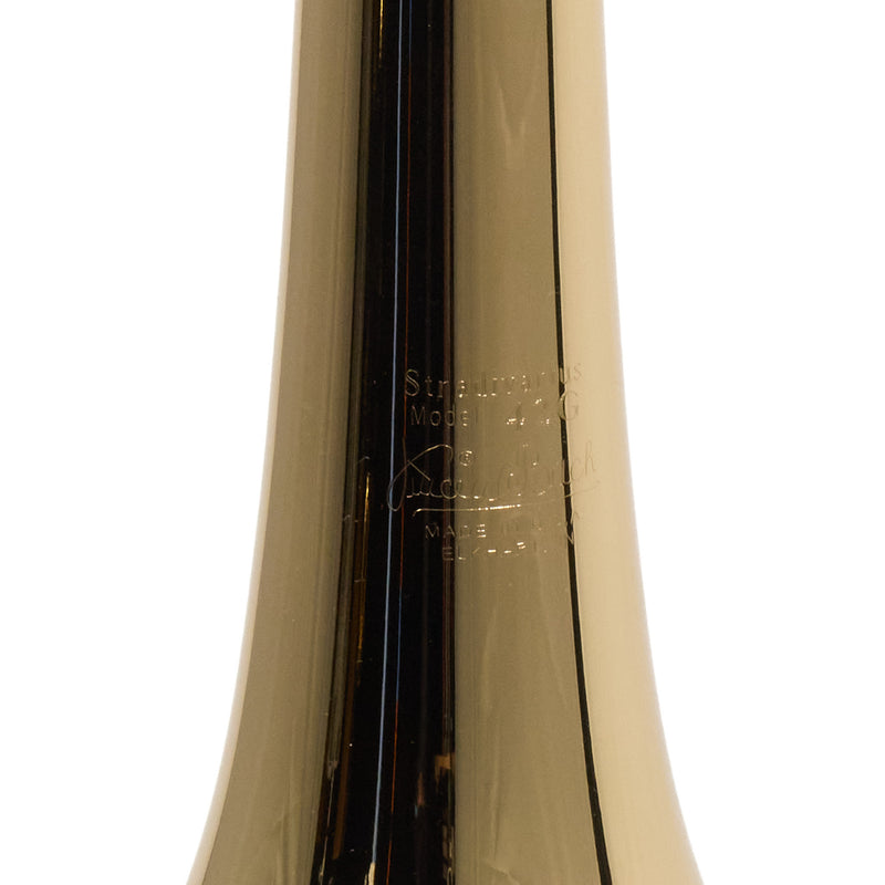 Bach Model 42B Professional Trombone with Gold Brass Bell SN 216482 OPEN BOX- for sale at BrassAndWinds.com
