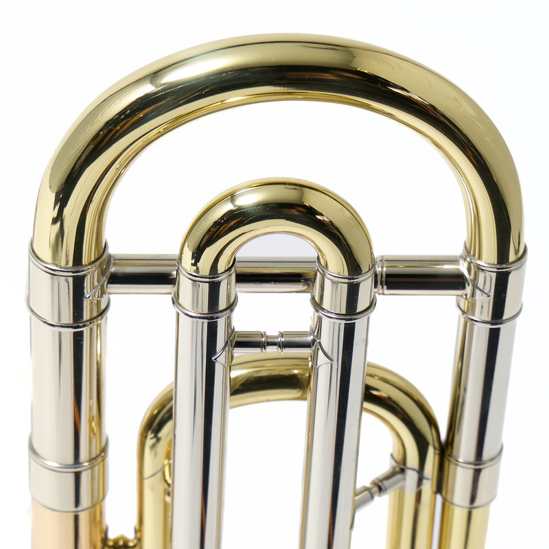 Bach Model 42B Stradivarius Professional Tenor Trombone with Gold Brass Bell OPEN BOX- for sale at BrassAndWinds.com