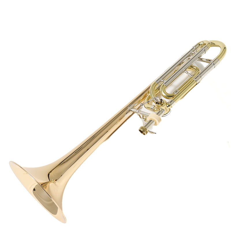 Bach Model 42B Stradivarius Professional Tenor Trombone with Gold Brass Bell OPEN BOX- for sale at BrassAndWinds.com