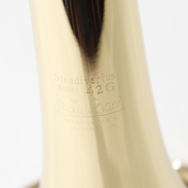 Bach Model 42BG Stradivarius Professional Tenor Trombone SN 223872 OPEN BOX- for sale at BrassAndWinds.com