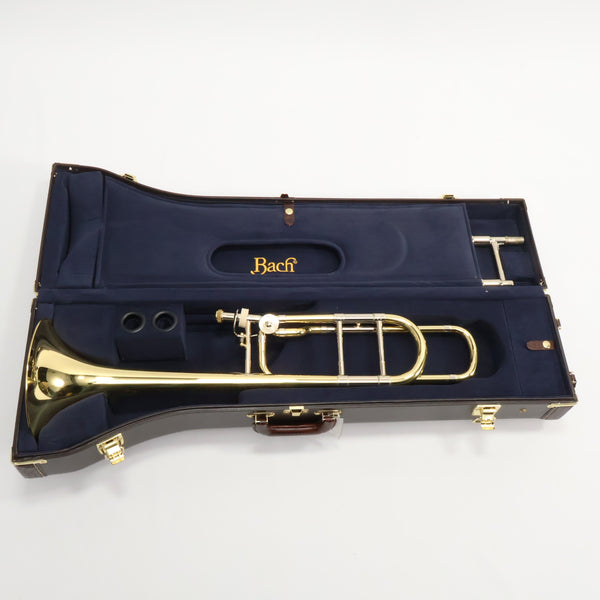 Bach Model 42BO Professional Tenor Trombone SN 228309 SUPERB- for sale at BrassAndWinds.com