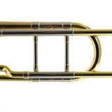 Bach Model 42BO Professional Trombone with Gold Brass Bell SN 216848 SUPERB- for sale at BrassAndWinds.com