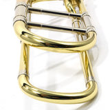 Bach Model 42BO Professional Trombone with Gold Brass Bell SN 216848 SUPERB- for sale at BrassAndWinds.com