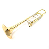 Bach Model 42BO Professional Trombone with Gold Brass Bell SN 216848 SUPERB- for sale at BrassAndWinds.com