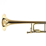 Bach Model 42BO Professional Trombone with Gold Brass Bell SN 216848 SUPERB- for sale at BrassAndWinds.com