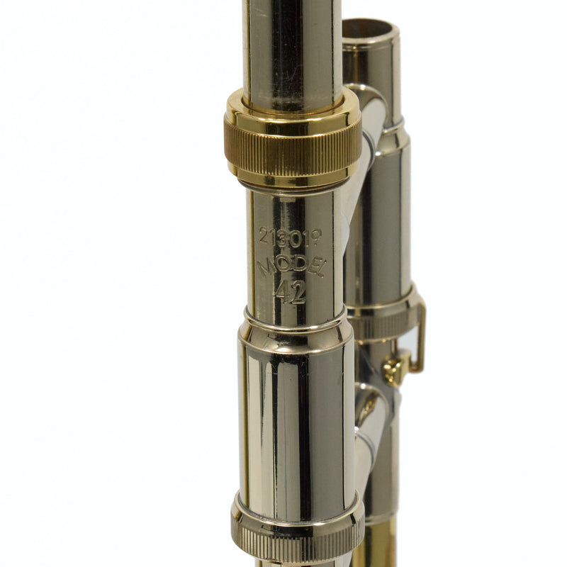 Bach Model 42BO Stradivarius Professional Tenor Trombone SN 213019 NICE- for sale at BrassAndWinds.com
