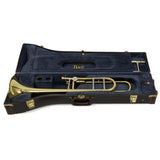 Bach Model 42BO Stradivarius Professional Tenor Trombone SN 213063 NICE- for sale at BrassAndWinds.com