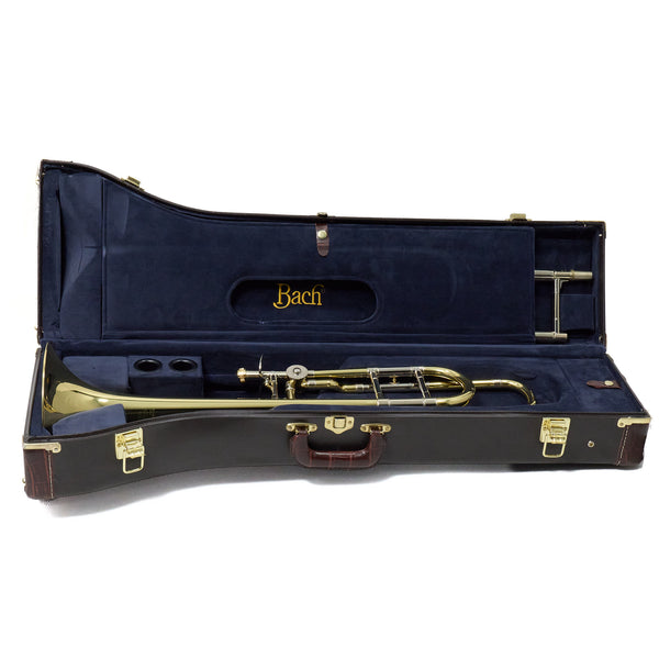 Bach Model 42BO Stradivarius Professional Tenor Trombone SN 213075 NICE- for sale at BrassAndWinds.com
